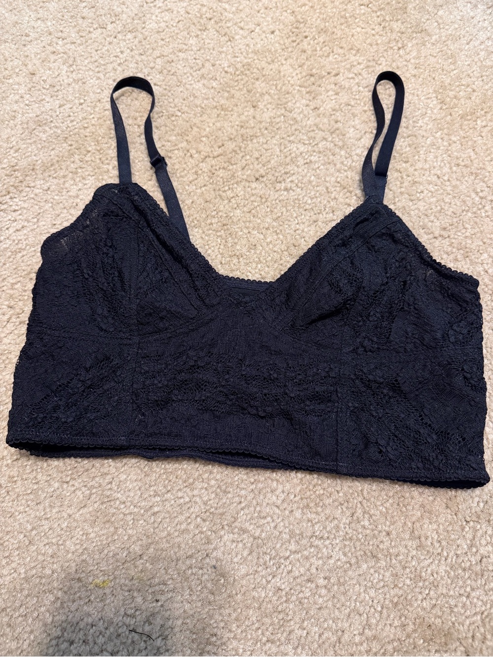Free people Black Lace Bralette - Women Intimates & Sleepwear